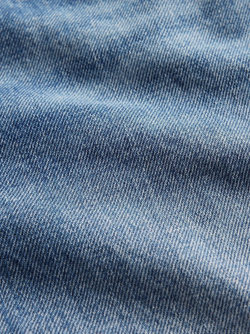 High Rise Crop Barrel Jeans