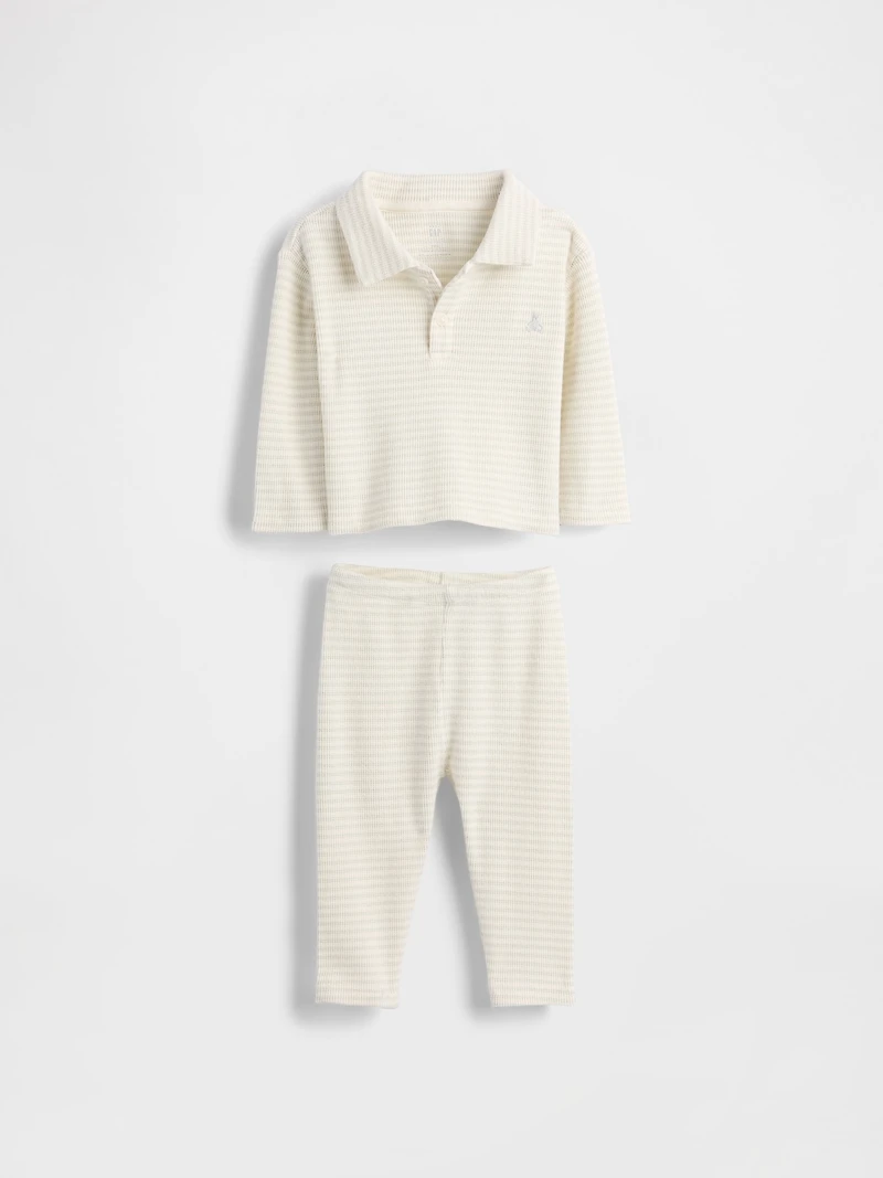 Baby Softspun Waffle Outfit Set
