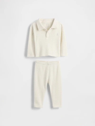 Baby Softspun Waffle Outfit Set