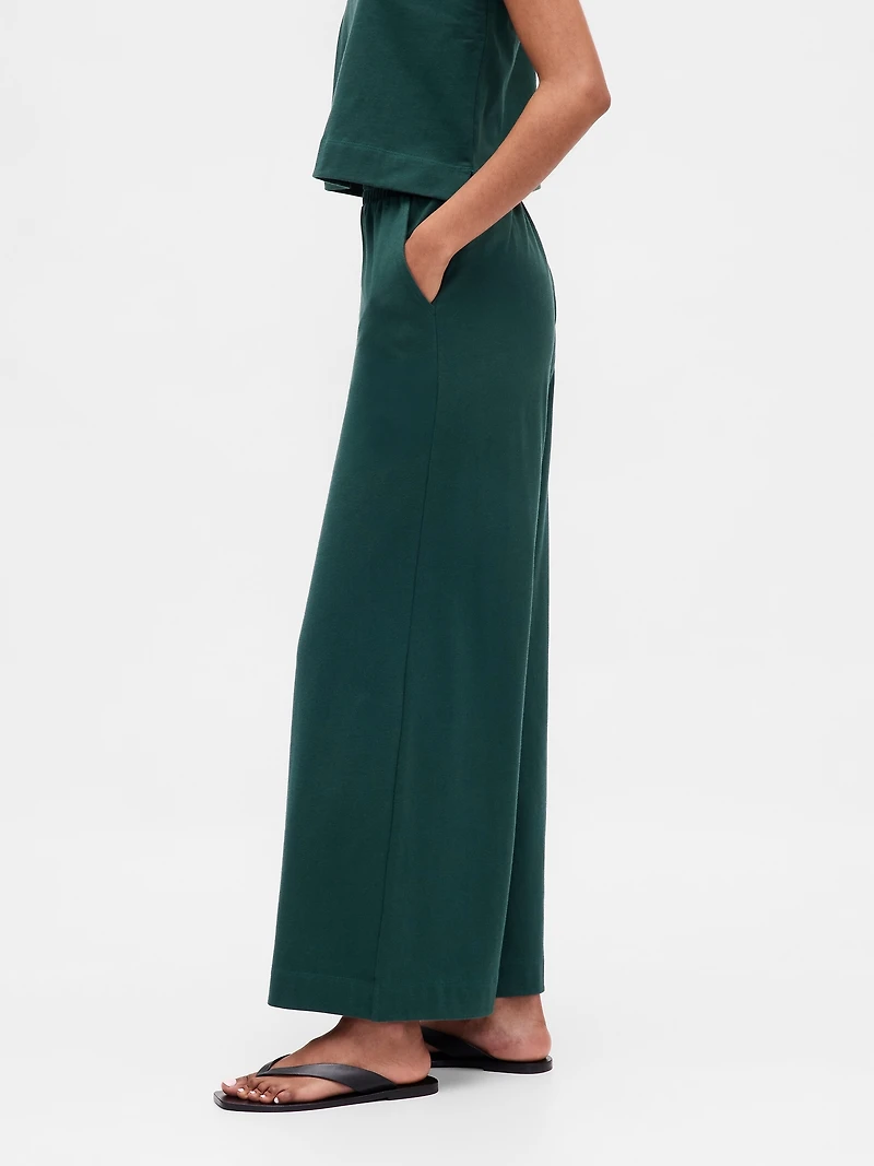 Heavyweight Organic Cotton Wide-Leg Pants