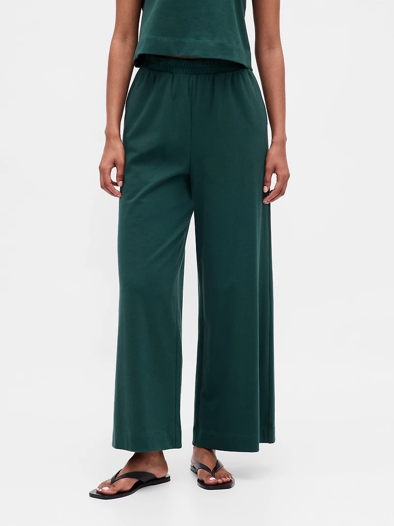 Heavyweight Organic Cotton Wide-Leg Pants