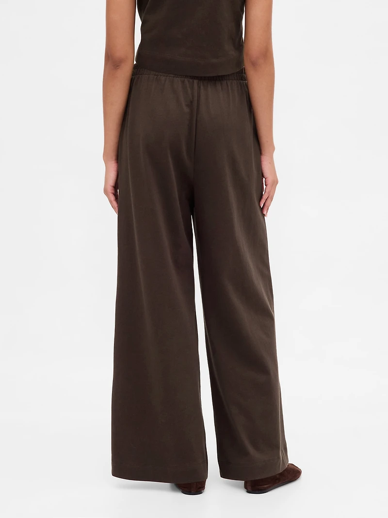 Heavyweight Organic Cotton Wide-Leg Pants