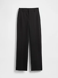 High Rise Double Knit Wide-Leg Pants