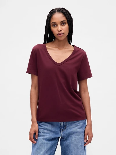 Organic Cotton VintageSoft V-Neck T-Shirt