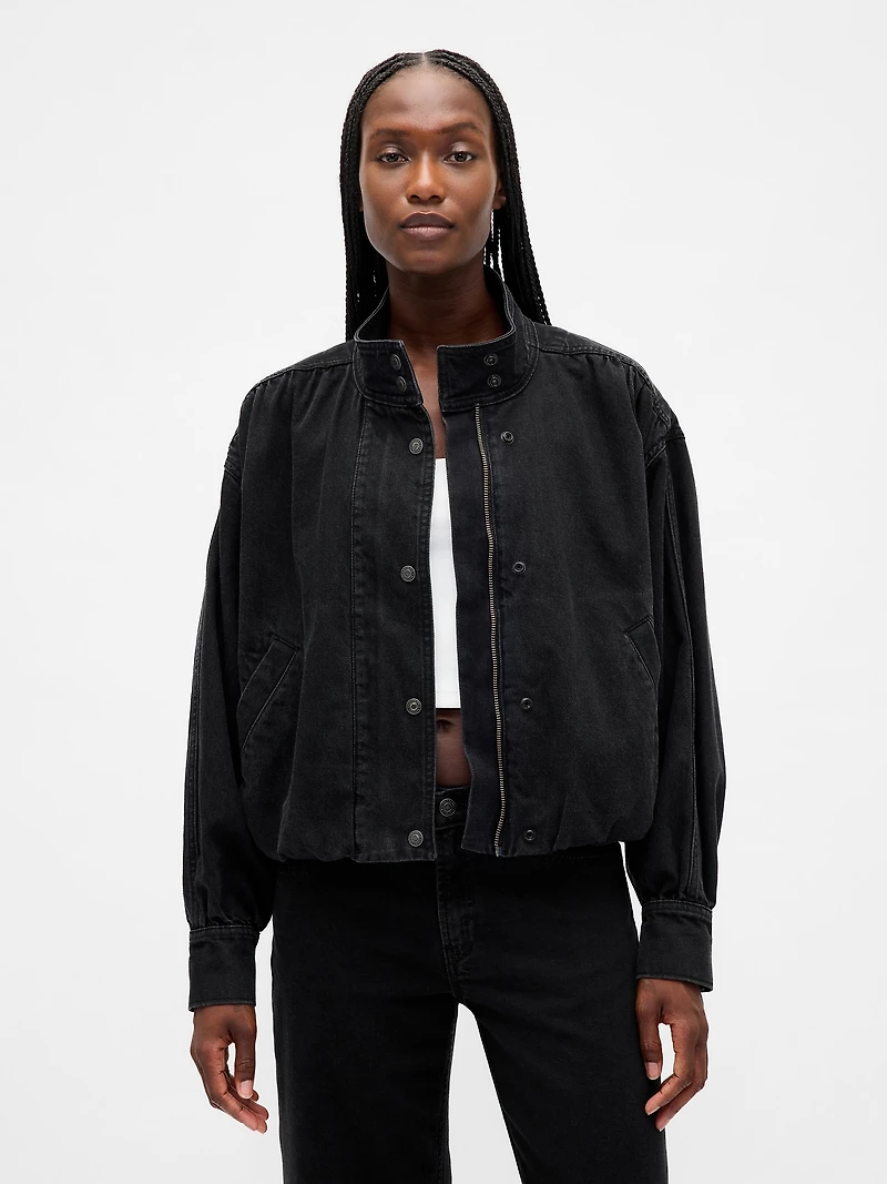 Denim Bubble Jacket