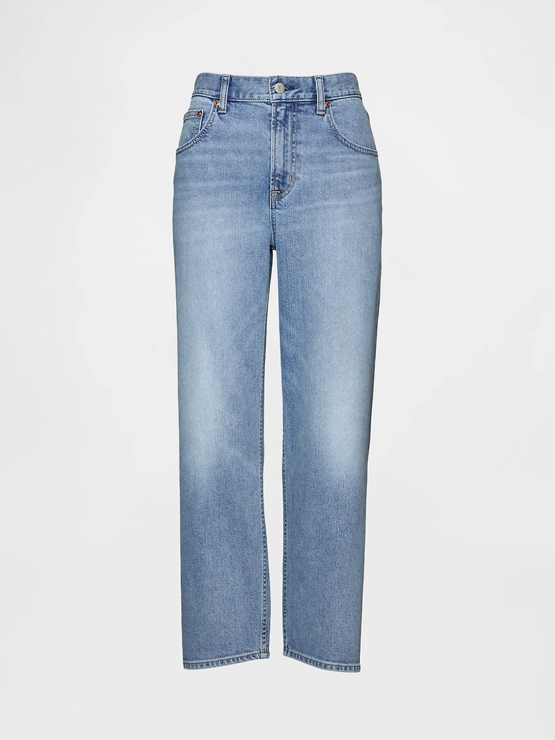 Mid Rise Relaxed Crop Jeans