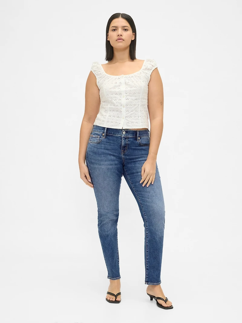 Low Rise True Skinny Jeans