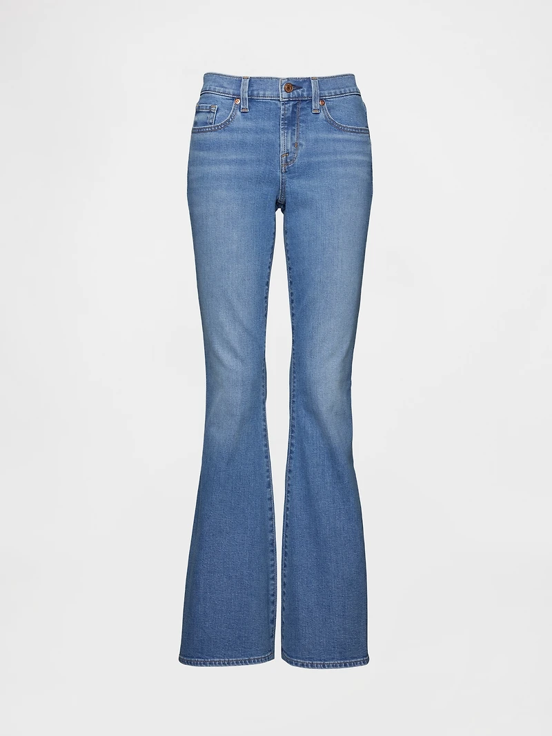 Low Rise Flare Jeans