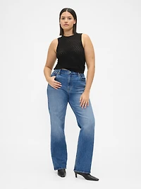 High Rise Relaxed Straight Jeans