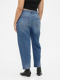 Mid Rise Relaxed Crop Jeans