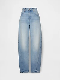 High Rise Baggy Barrel Jeans