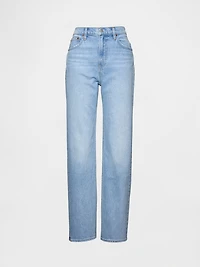 High Rise Relaxed Straight Jeans