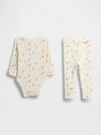 Baby Grow-With-Me TinyRib Outfit Set