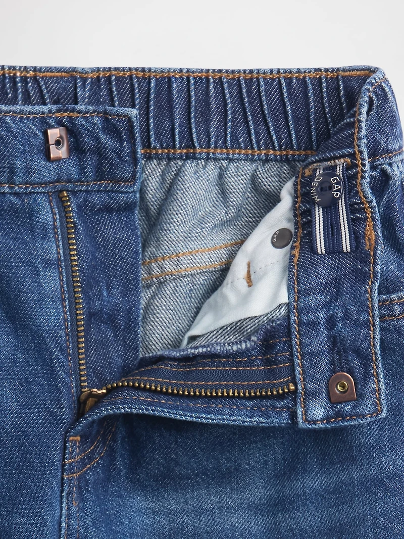 Kids Mid Rise UltraSoft Relaxed Crop Jeans