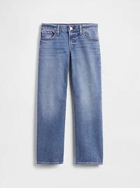 Kids Low Rise Relaxed Straight Jeans