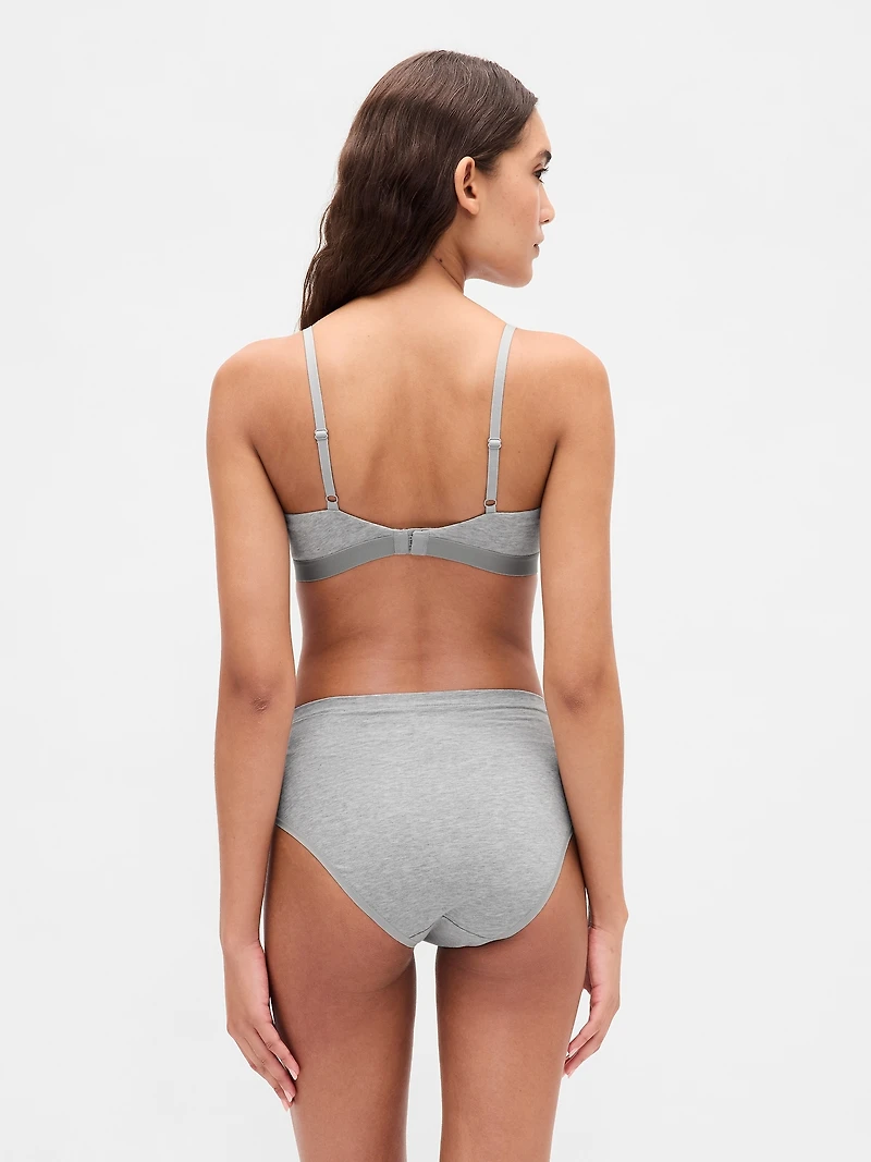 Organic Stretch Cotton Triangle Bra