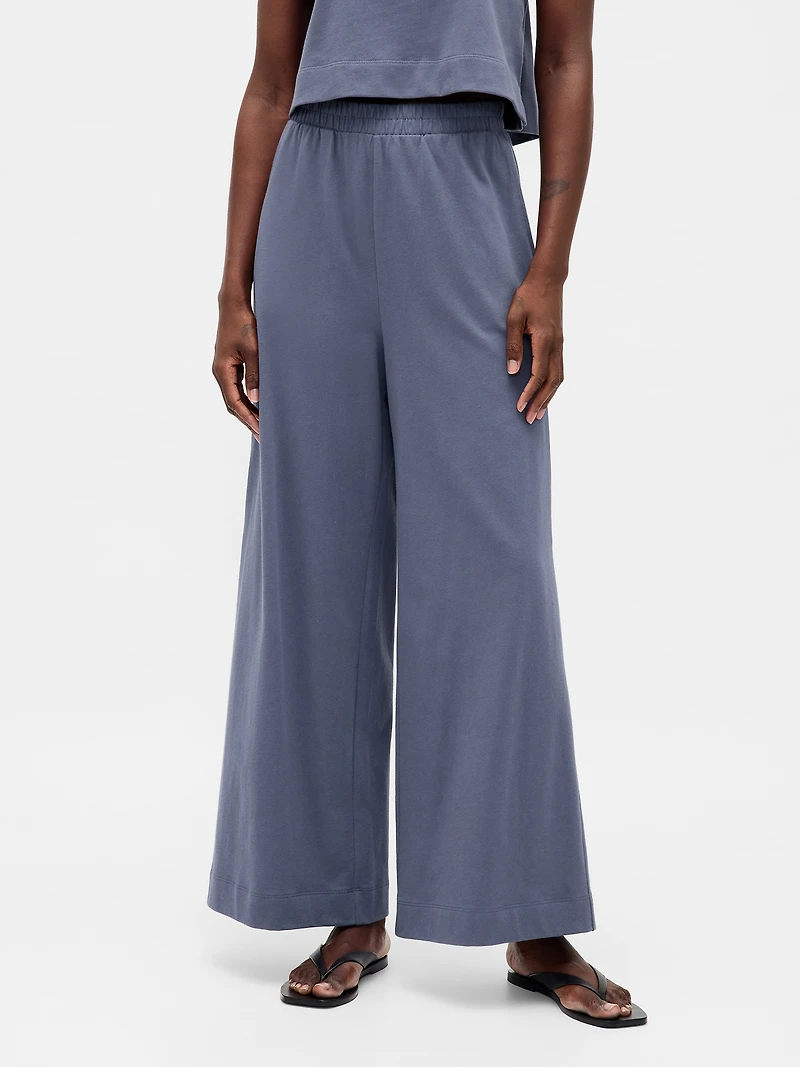 Heavyweight Organic Cotton Wide-Leg Pants