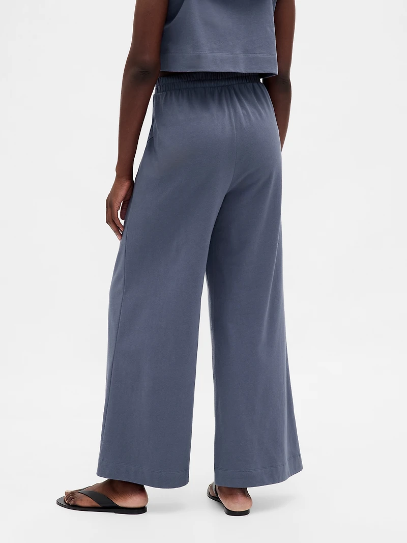 Heavyweight Organic Cotton Wide-Leg Pants