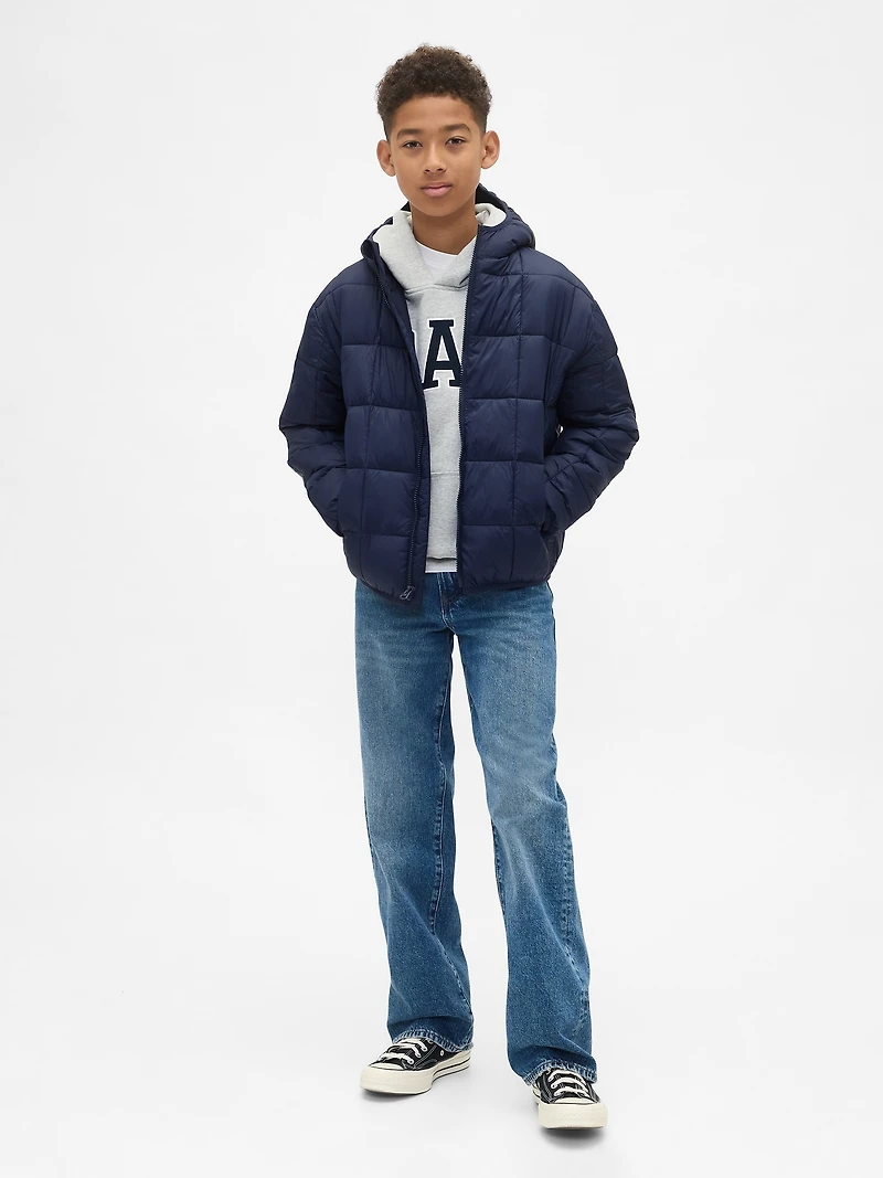 Kids Recycled Lightweight Puffer Jacket
