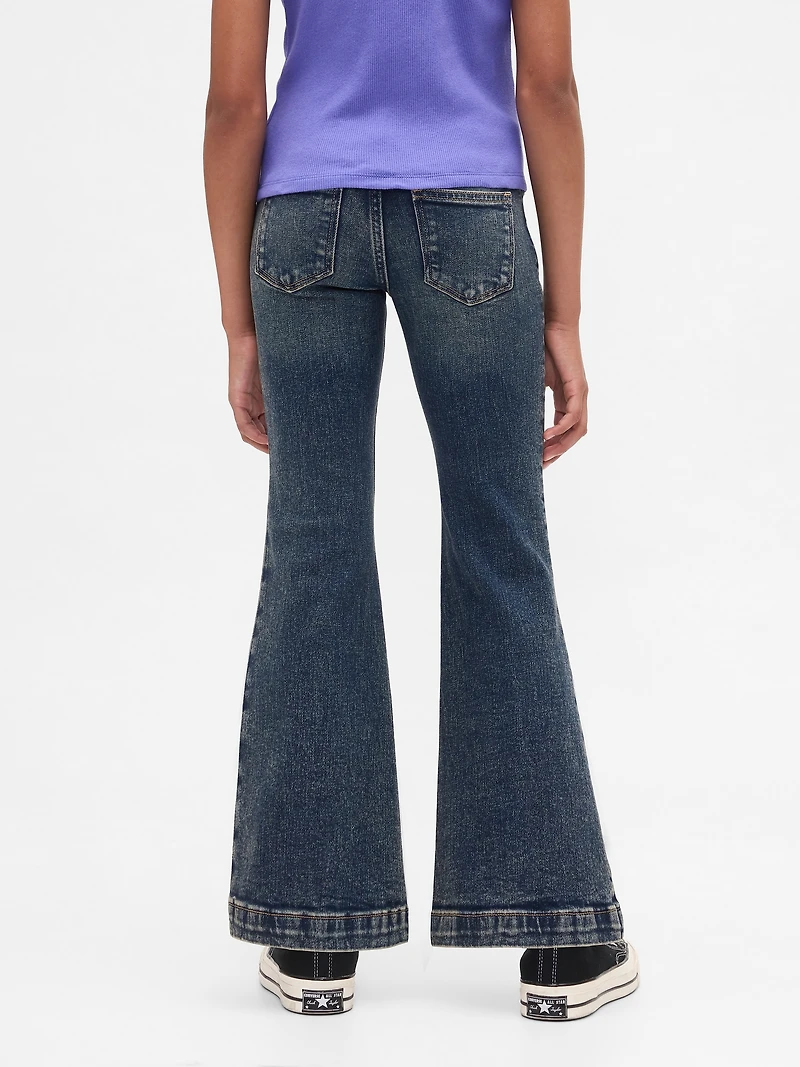 Kids Low Rise Flare Jeans