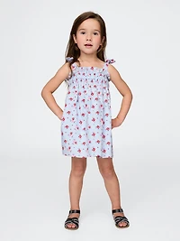Baby & Toddler Smocked Bow-Strap Dress