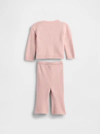 Baby CashSoft Bear Pocket Cardigan Sweater Set