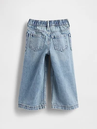 Baby & Toddler Pull-On Baggy Wide-Leg Jeans