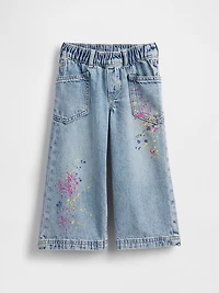 Baby & Toddler Pull-On Baggy Wide-Leg Jeans