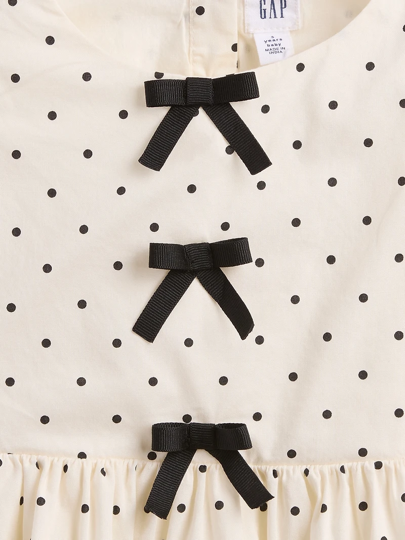 Baby & Toddler Flutter Sleeve Bow Dress