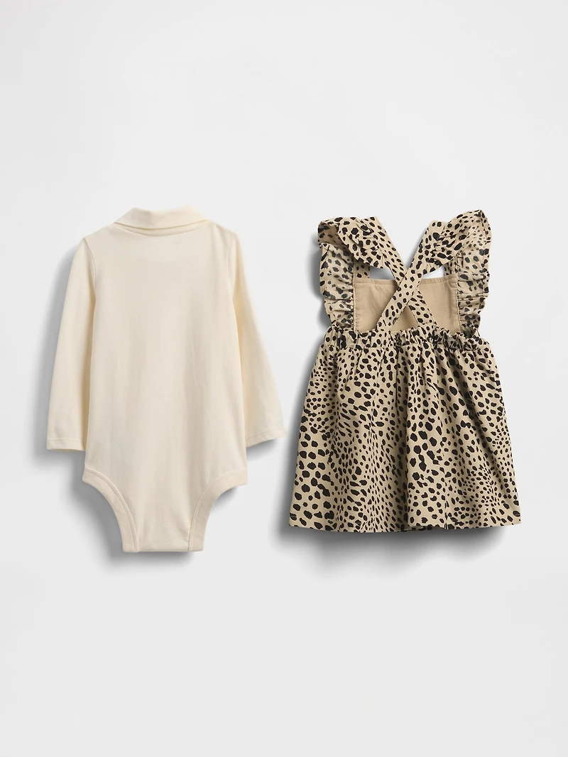Baby Corduroy Skirtall Outfit Set