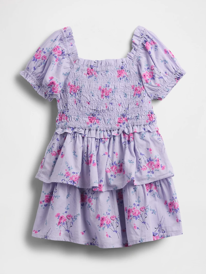 Baby & Toddler Smocked Puff-Sleeve Dress