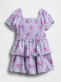 Baby & Toddler Smocked Puff-Sleeve Dress