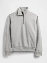 Heavyweight Oversized Quarter-Zip Pullover