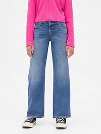 Kids Low Rise Relaxed Straight Jeans