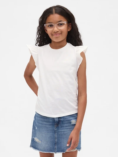 Kids Flutter-Sleeve T-Shirt