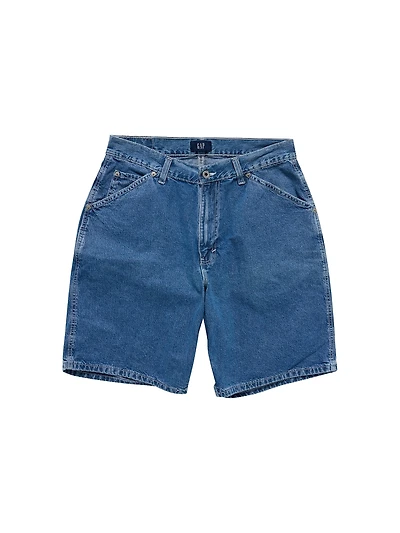 1990s GapVintage Men's Denim Work Shorts — 32