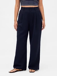 Curvy 365 High Rise Pleated Trousers