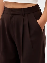 Curvy 365 High Rise Pleated Trousers