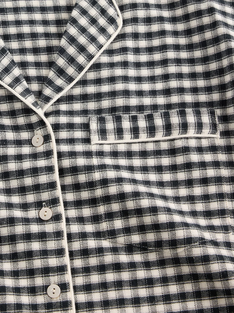 Adult Softest Flannel PJ Short Set