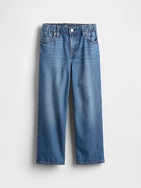 Kids Mid Rise UltraSoft Relaxed Crop Jeans