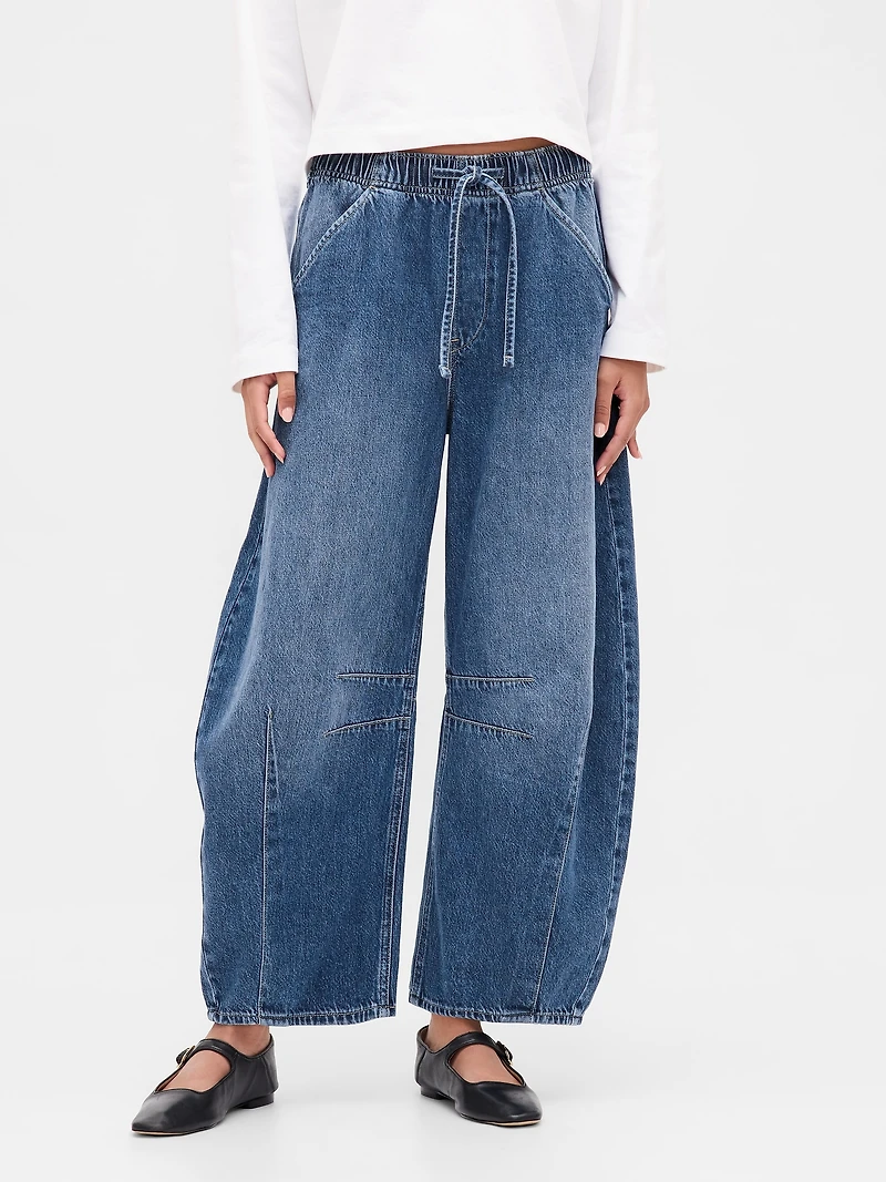 Mid Rise UltraSoft Easy Horseshoe Jeans