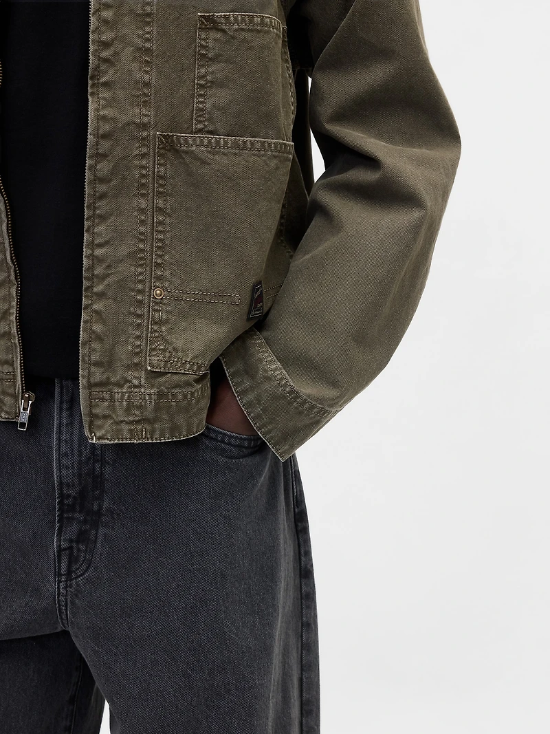 Canvas Denim Chore Jacket