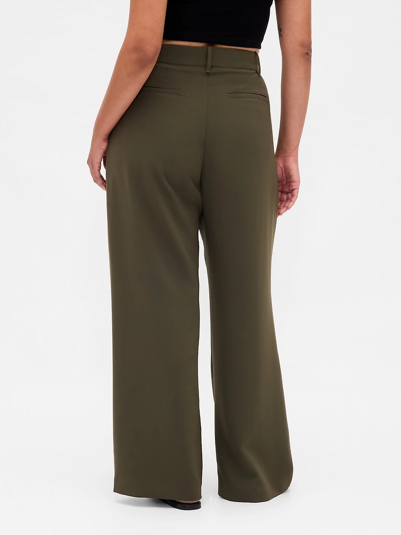 Curvy 365 High Rise Pleated Trousers