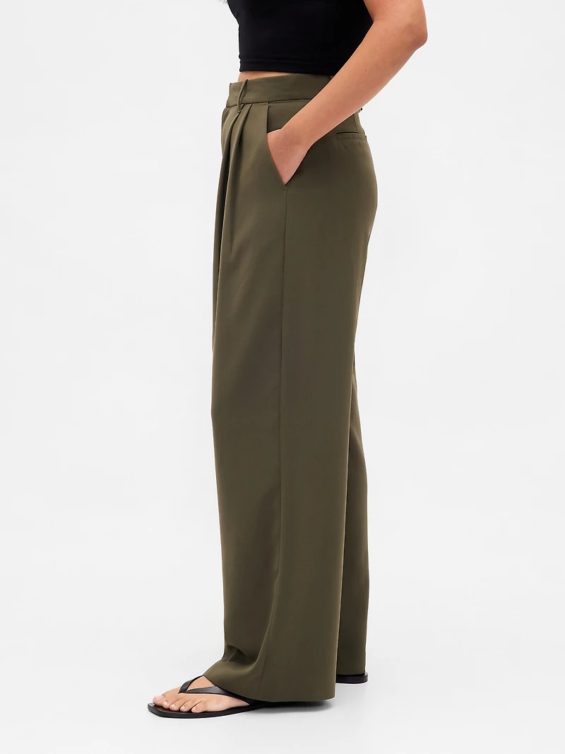 Curvy 365 High Rise Pleated Trousers
