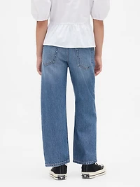 Kids Mid Rise UltraSoft Relaxed Crop Jeans
