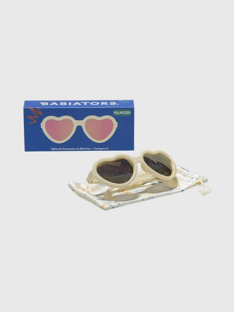 Babiators Polarized Toddler and Kid Heart Sunglasses