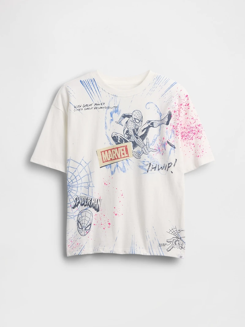 Kids Marvel Relaxed Graphic T-Shirt