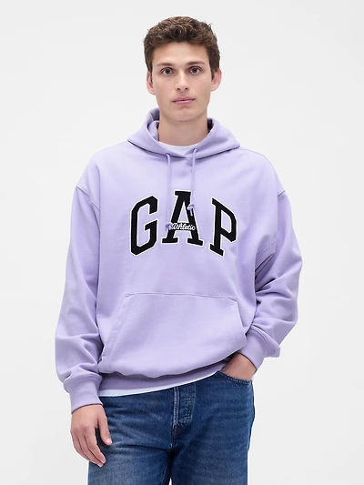 Heavyweight Gap Athletic Logo Hoodie