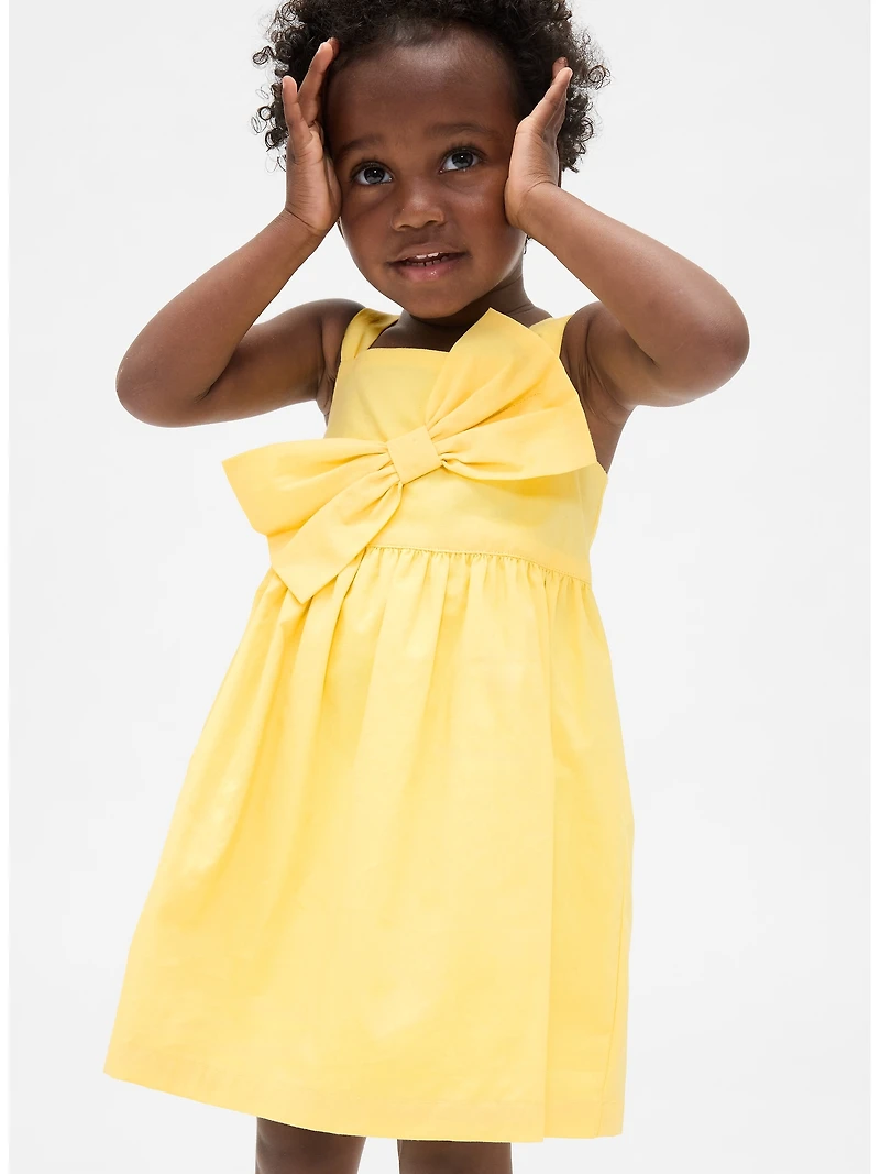 Baby & Toddler Poplin Bow Dress