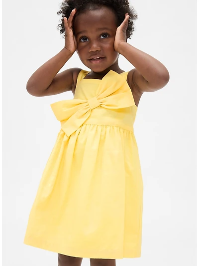 Baby & Toddler Poplin Bow Dress